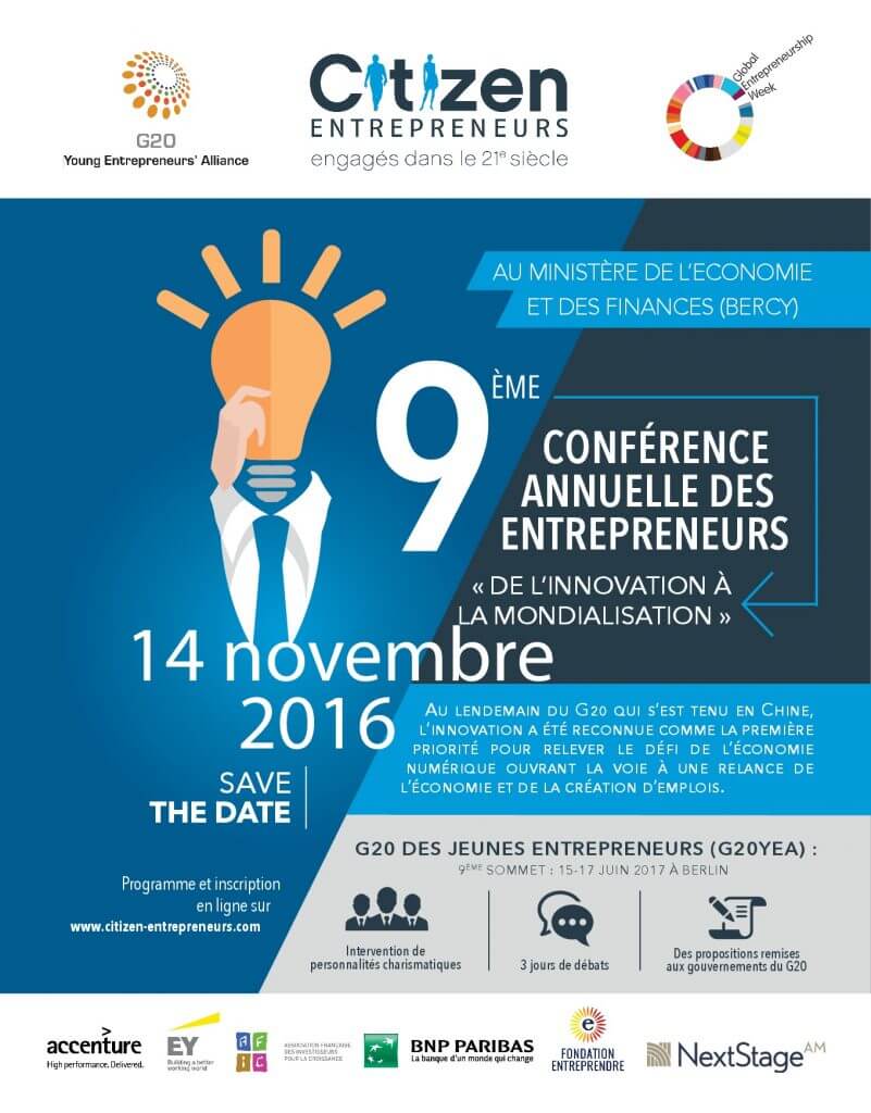 9ème conférence annuelle des entrepreneurs avec Citizen Entrepreneurs