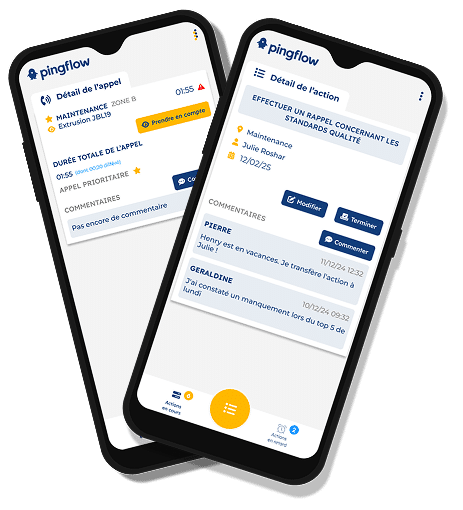 applications mobile Aperçu des applications mobile andon et action pour un usage all-in-one