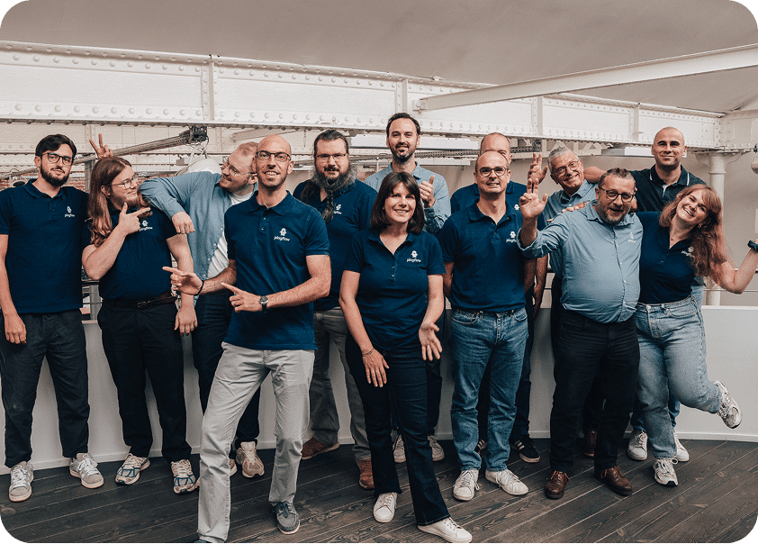 photo equipe fun Photo d'équipe de Pingflow