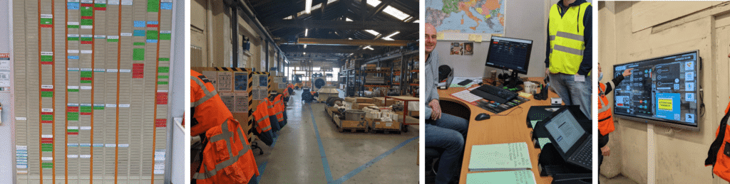 Metso Outotec : des wallboards digitaux pour “aligner” l’ensemble de sa production 7 Avant / après du pilotage de l’ Administration des Ventes (ADV) aux expéditions
