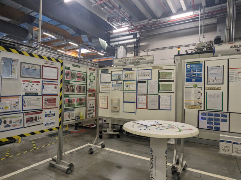 Comment ARaymond déploie le management visuel digital à grande échelle dans ses usines 3 Pingflow management visuel avant ARaymond 800x600 1