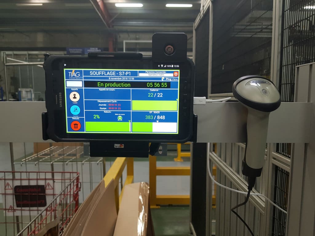 Comment TIAG Industries accélère vers le 4.0 2 Pupitre cariste Tiag