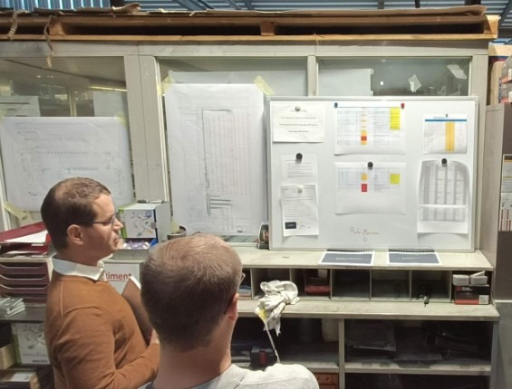 Ciuch digitalise (et optimise) le suivi de sa production grâce au management visuel digital 1 visite pingflow chez ciuch