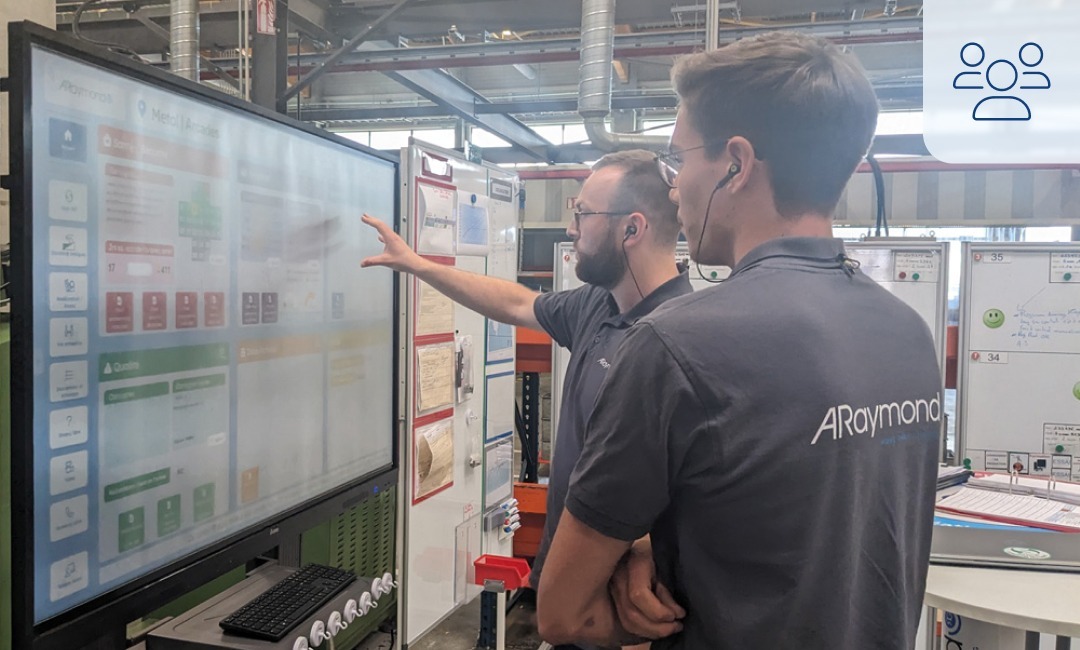 Comment ARaymond déploie le management visuel digital à grande échelle dans ses usines